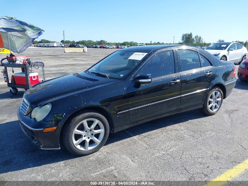 WDBRF54J47A922568 | 2007 MERCEDES-BENZ C 280