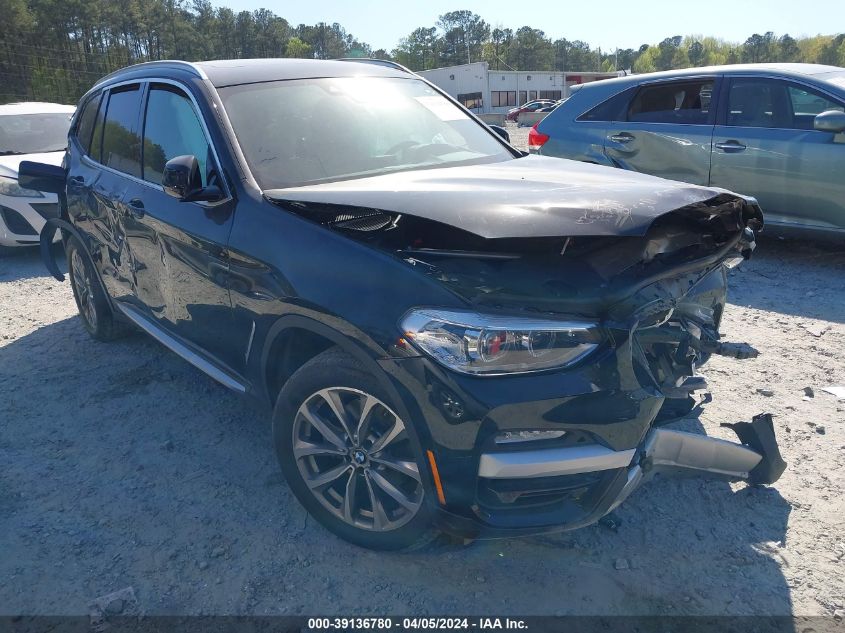 5UXTR7C50KLF34587 2019 BMW X3 Sdrive30I