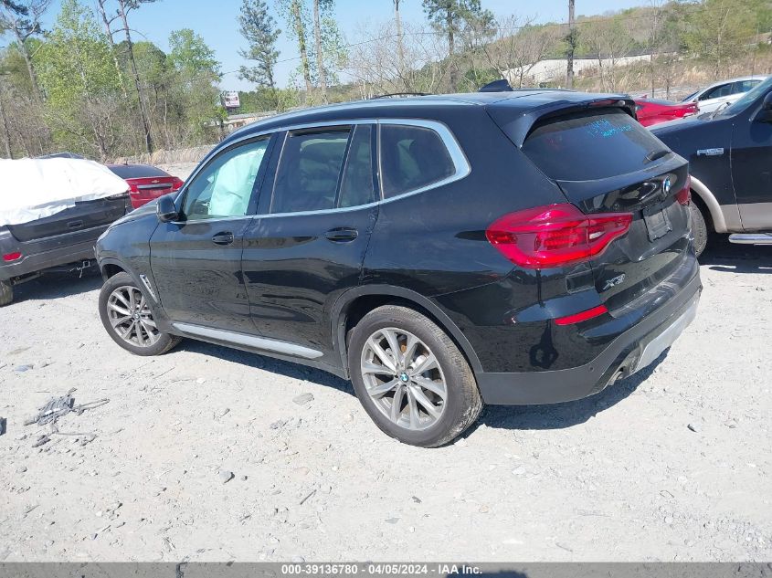 2019 BMW X3 Sdrive30I VIN: 5UXTR7C50KLF34587 Lot: 39136780