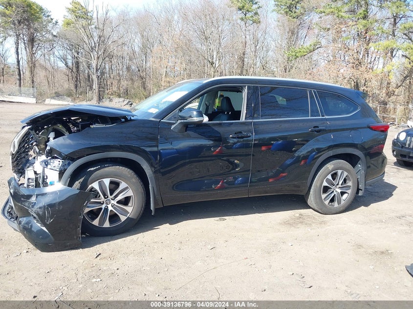 2022 TOYOTA HIGHLANDER VIN: 5TDGZRBHXNS224103