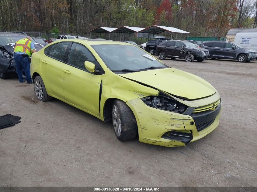 2013 Dodge Dart Rallye VIN: 1C3CDFBH2DD155238 Lot: 39136828