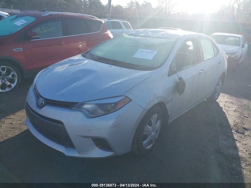 2016 TOYOTA COROLLA L/LE/LE PLS/PRM/S/S PLS - 2T1BURHEXGC707303