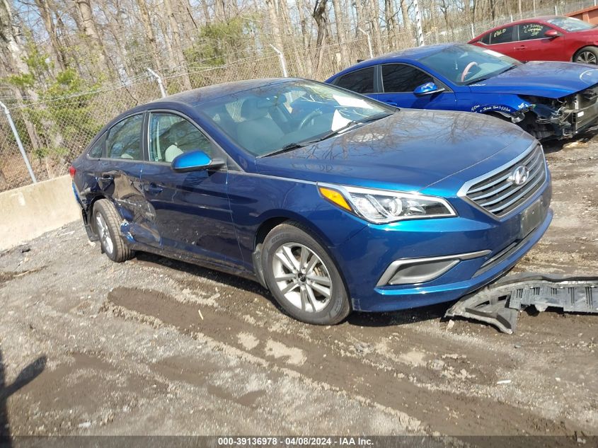 2017 Hyundai Sonata Se VIN: 5NPE24AFXHH579460 Lot: 39136978