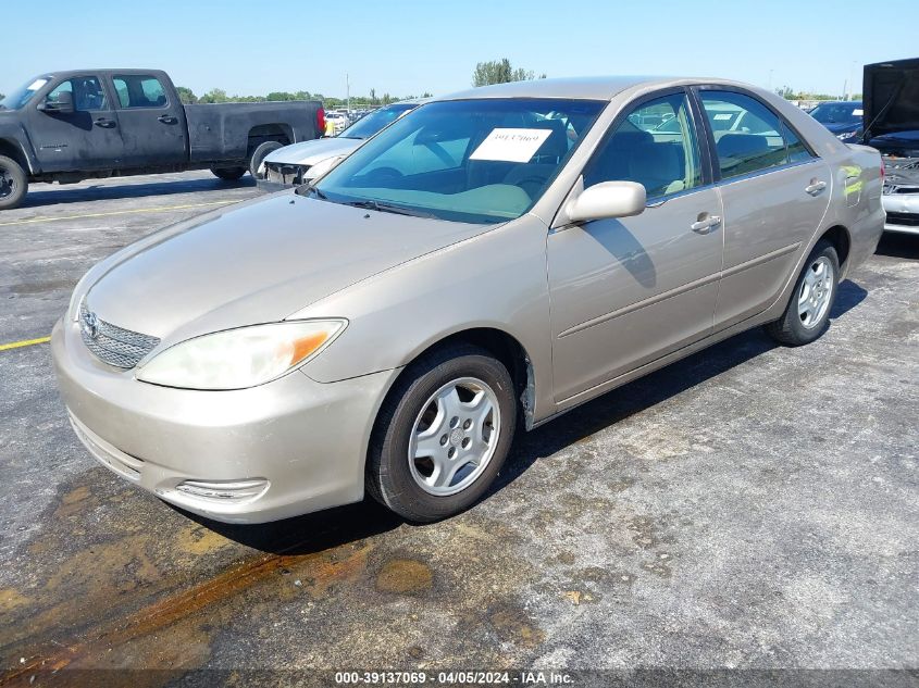 4T1BE32K32U018249 | 2002 TOYOTA CAMRY