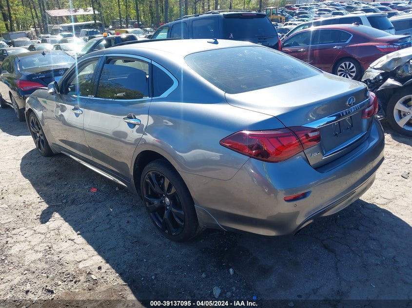 2017 Infiniti Q70L 3.7X VIN: JN1BY1PR4HM210457 Lot: 39137095