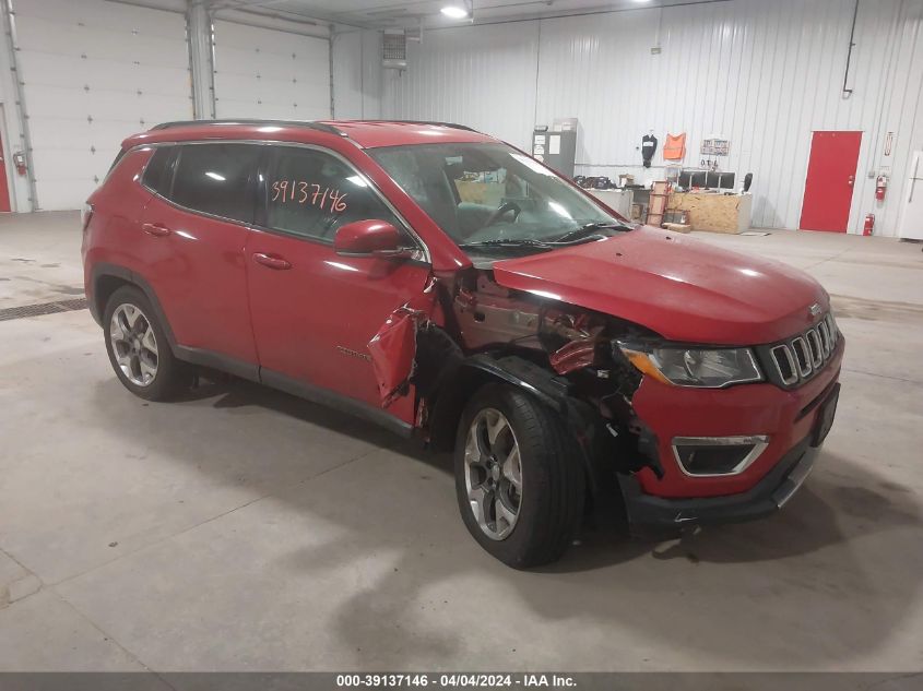 2021 Jeep Compass Limited 4X4 VIN: 3C4NJDCB0MT527472 Lot: 39137146