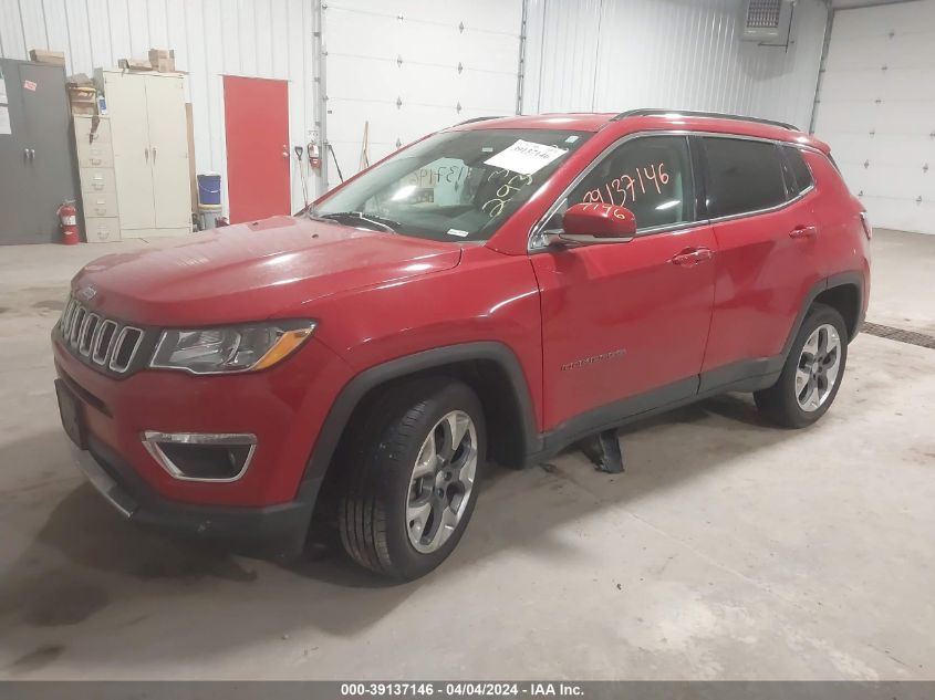 2021 Jeep Compass Limited 4X4 VIN: 3C4NJDCB0MT527472 Lot: 39137146