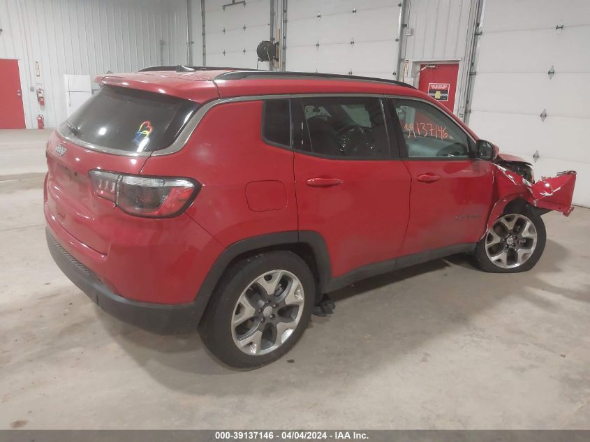 2021 Jeep Compass Limited 4X4 VIN: 3C4NJDCB0MT527472 Lot: 39137146