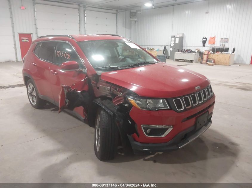 2021 Jeep Compass Limited 4X4 VIN: 3C4NJDCB0MT527472 Lot: 39137146