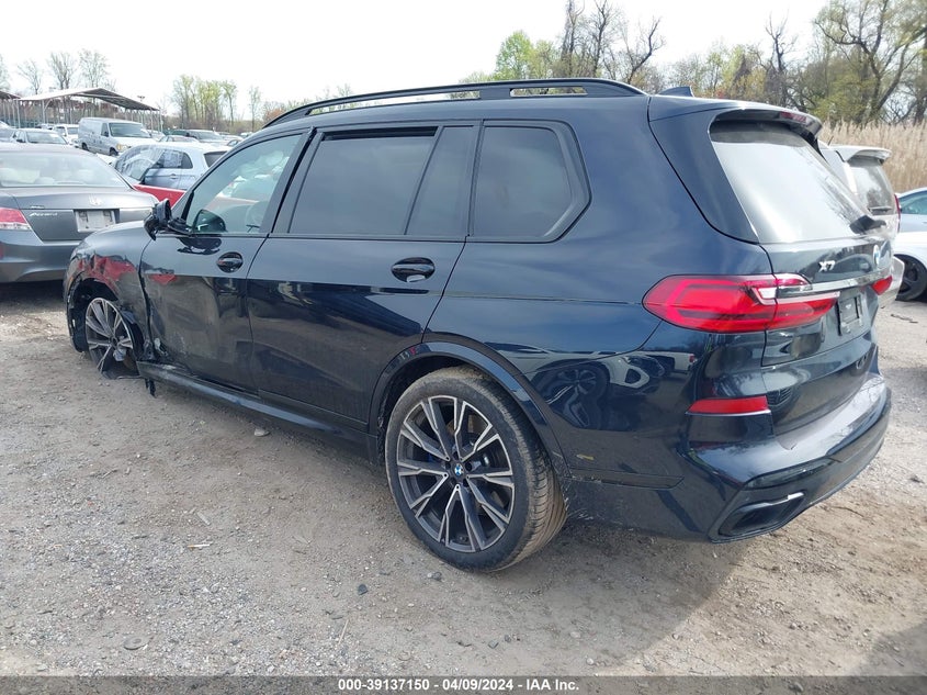 2022 BMW X7 M50I VIN: 5UXCX6C00N9M67086 Lot: 39137150