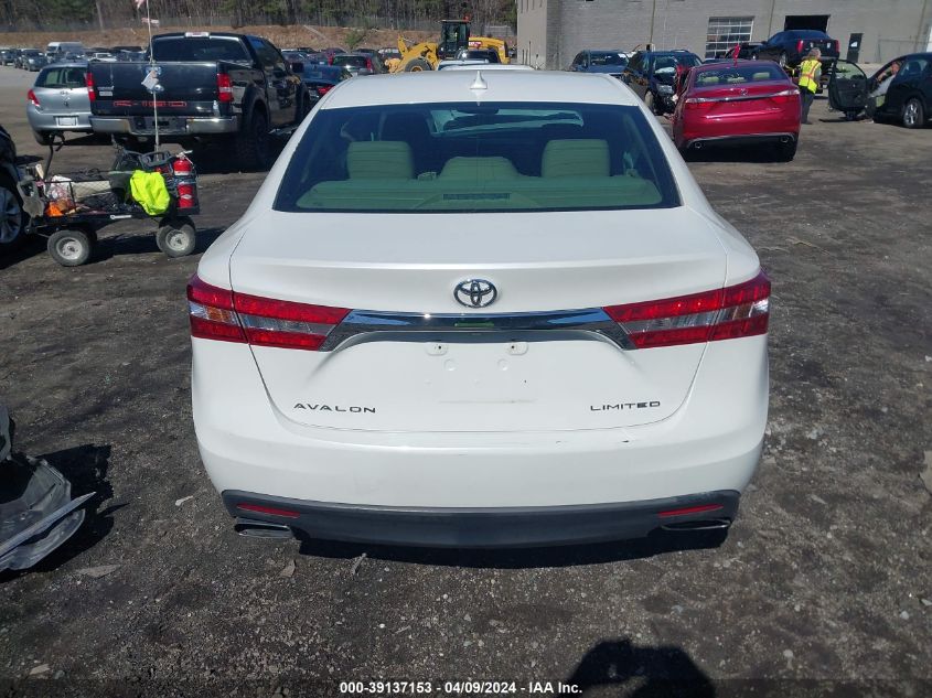 2015 Toyota Avalon Limited VIN: 4T1BK1EB2FU160803 Lot: 39137153