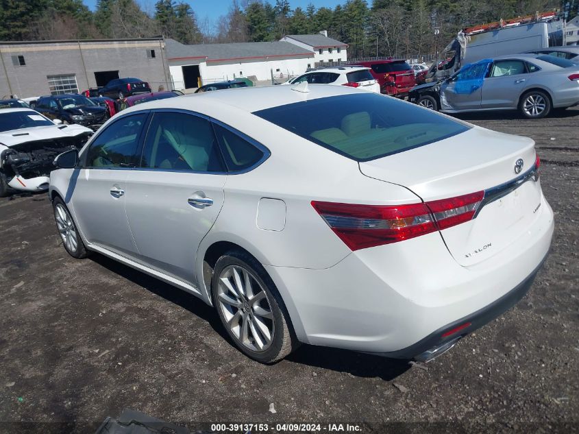 2015 Toyota Avalon Limited VIN: 4T1BK1EB2FU160803 Lot: 39137153