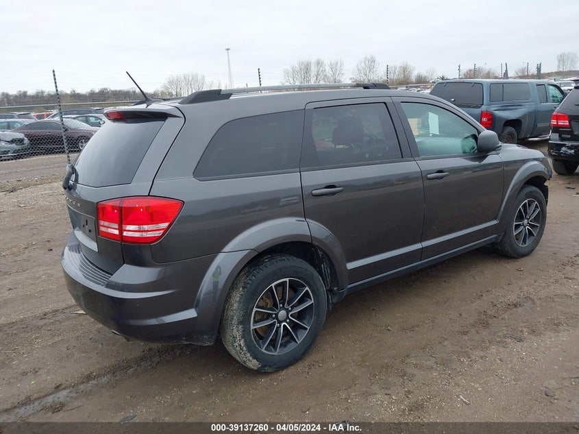 VIN 3C4PDCAB0HT662339 2017 DODGE JOURNEY SE