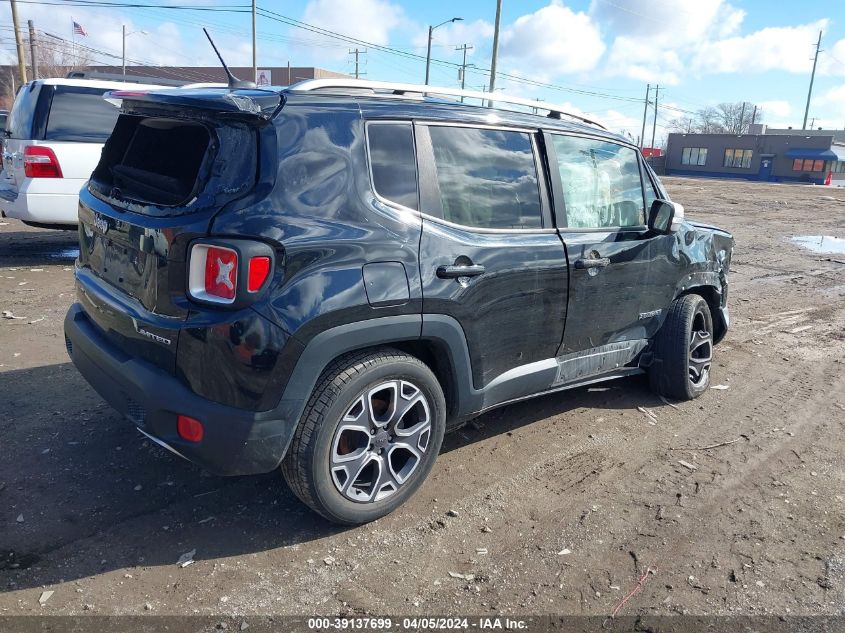 2017 Jeep Renegade Limited 4X4 VIN: ZACCJBDB3HPF13251 Lot: 39137699