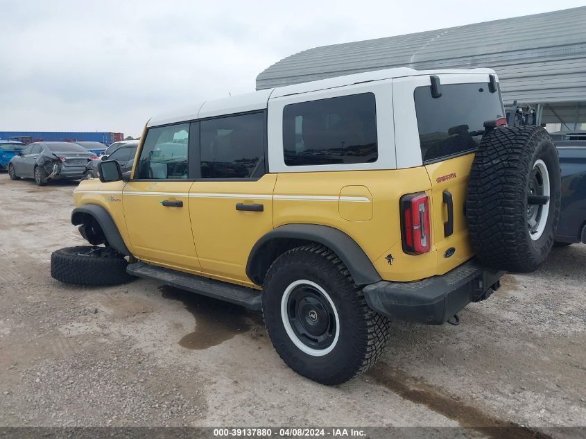 2023 Ford Bronco Heritage Limited Edition VIN: 1FMEE4GP6PLA71015 Lot: 39137880