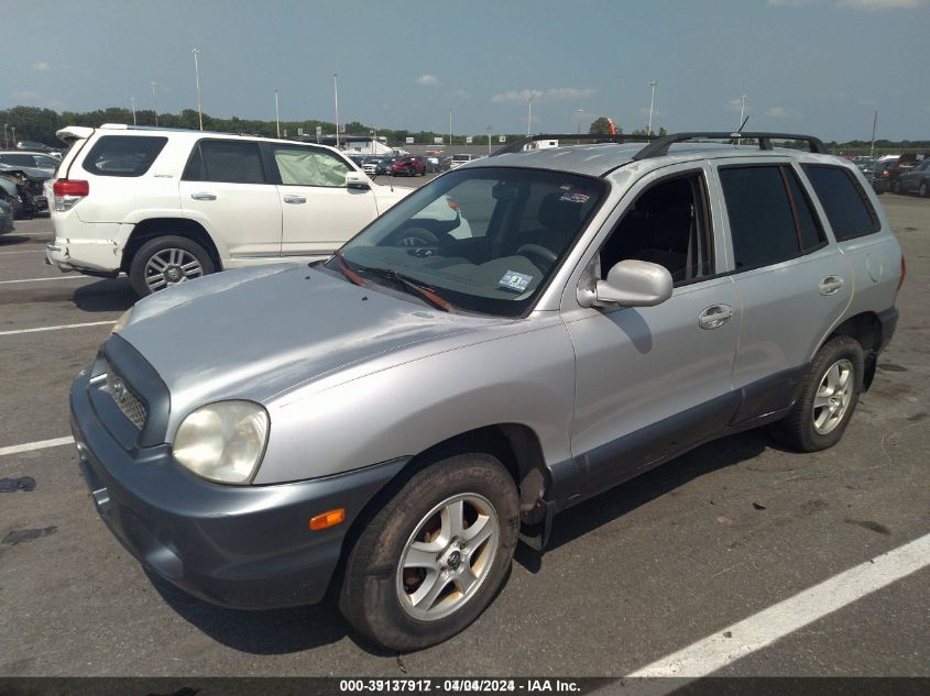 2004 Hyundai Santa Fe VIN: KM8SB12B84U785515 Lot: 39137917