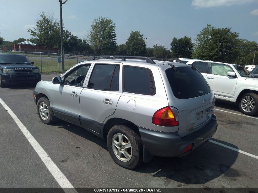 2004 Hyundai Santa Fe VIN: KM8SB12B84U785515 Lot: 39137917