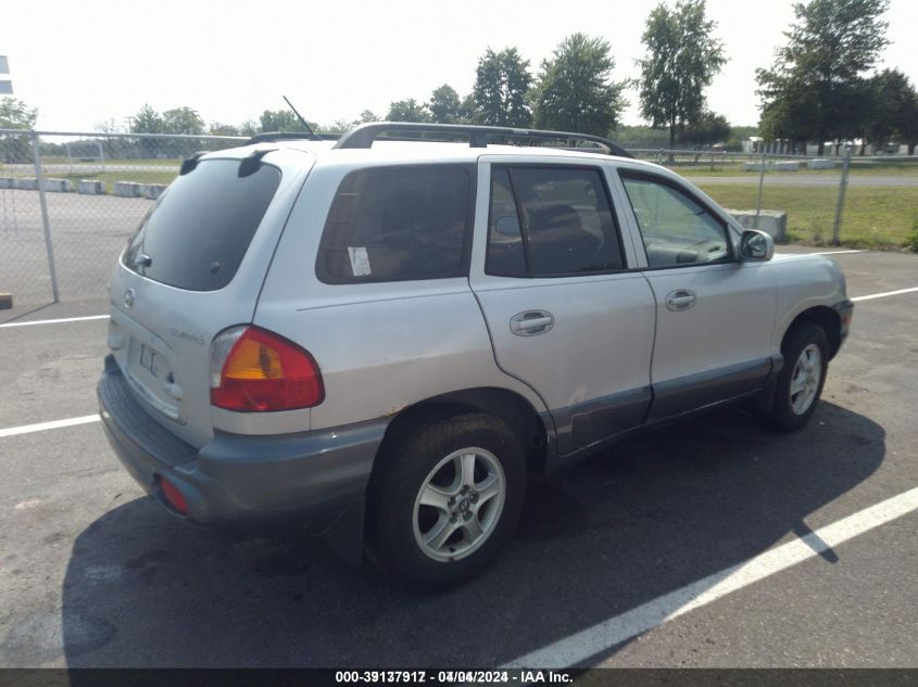 2004 Hyundai Santa Fe VIN: KM8SB12B84U785515 Lot: 39137917