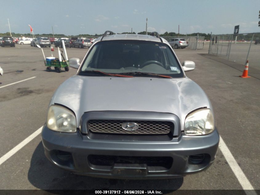 2004 Hyundai Santa Fe VIN: KM8SB12B84U785515 Lot: 39137917