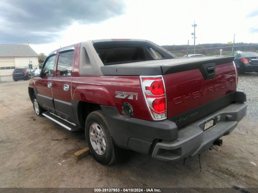 2005 Chevrolet Avalanche 1500 Z71 VIN: 3GNEK12Z05G291577 Lot: 40951671