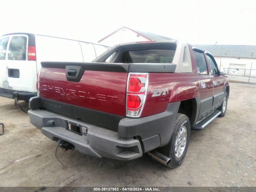 2005 Chevrolet Avalanche 1500 Z71 VIN: 3GNEK12Z05G291577 Lot: 40951671