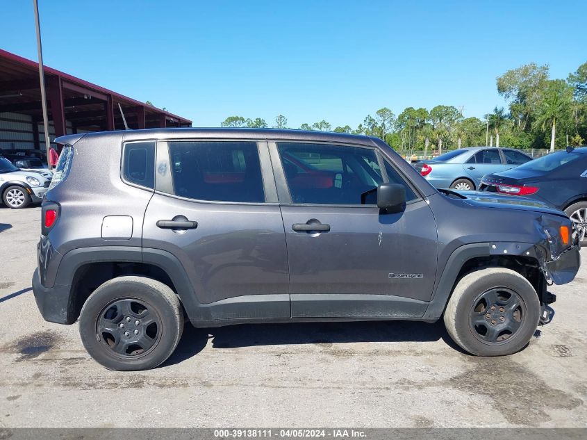 2018 Jeep Renegade Sport 4X4 VIN: ZACCJBAB8JPJ15170 Lot: 39138111