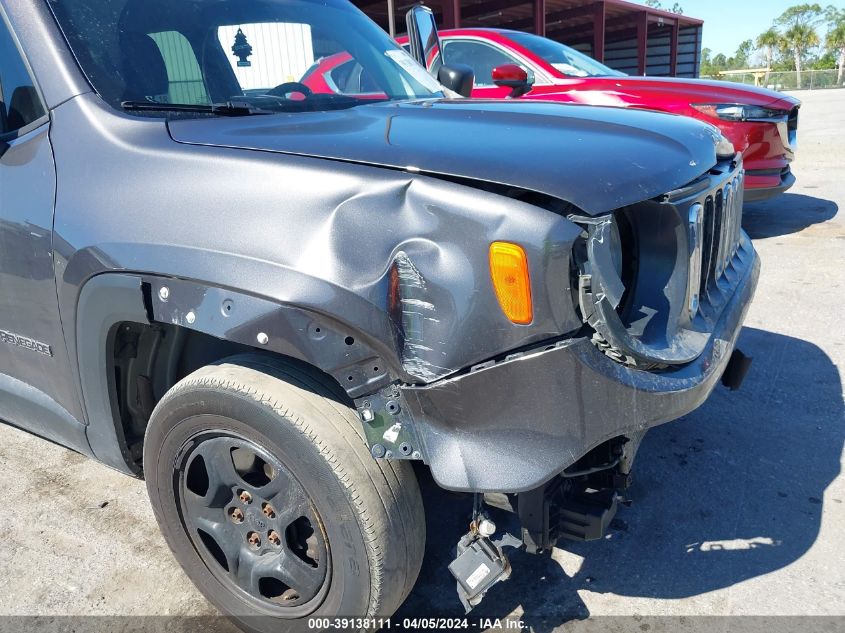 2018 Jeep Renegade Sport 4X4 VIN: ZACCJBAB8JPJ15170 Lot: 39138111