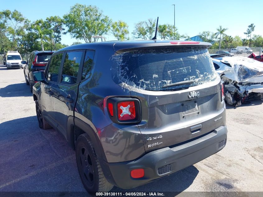 2018 Jeep Renegade Sport 4X4 VIN: ZACCJBAB8JPJ15170 Lot: 39138111