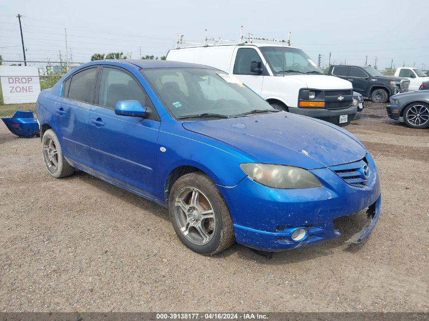 2004 Mazda Mazda3 S VIN: JM1BK123841116966 Lot: 39138177