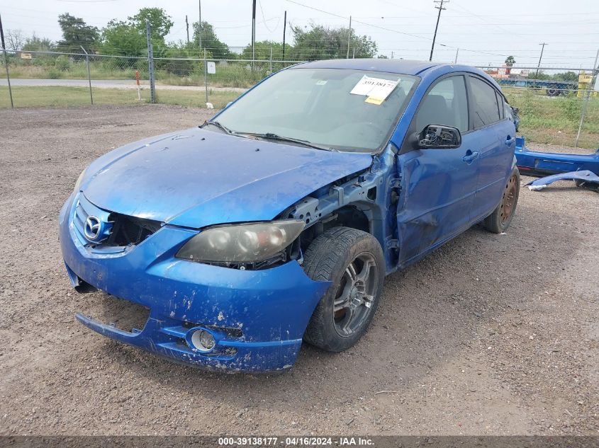 2004 Mazda Mazda3 S VIN: JM1BK123841116966 Lot: 39138177