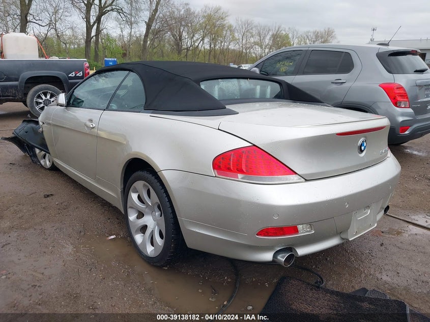 2005 BMW 645Ci VIN: WBAEK73465B261178 Lot: 39138182