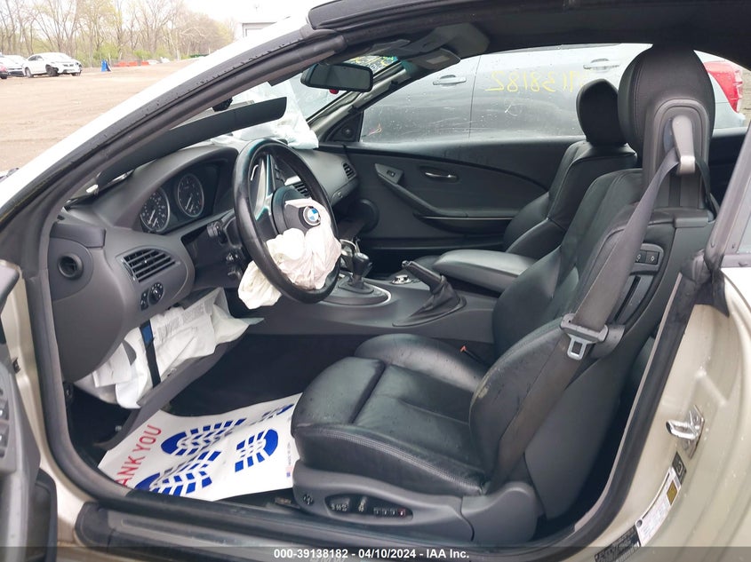 2005 BMW 645Ci VIN: WBAEK73465B261178 Lot: 39138182