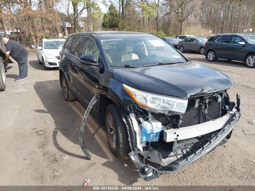 2016 Toyota Highlander Le Plus V6 VIN: 5TDBKRFH9GS259324 Lot: 39138226