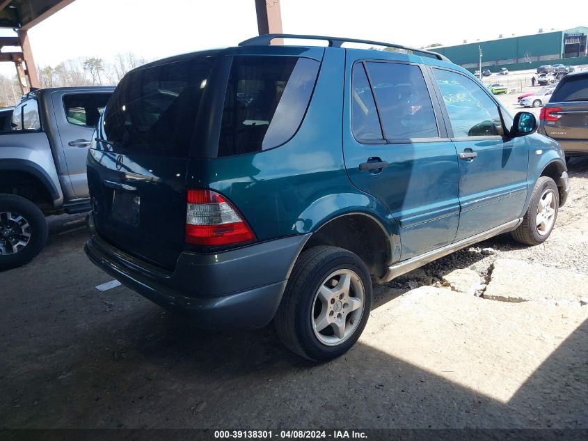 1998 Mercedes-Benz Ml 320 Classic VIN: 4JGAB54E0WA024864 Lot: 39138301