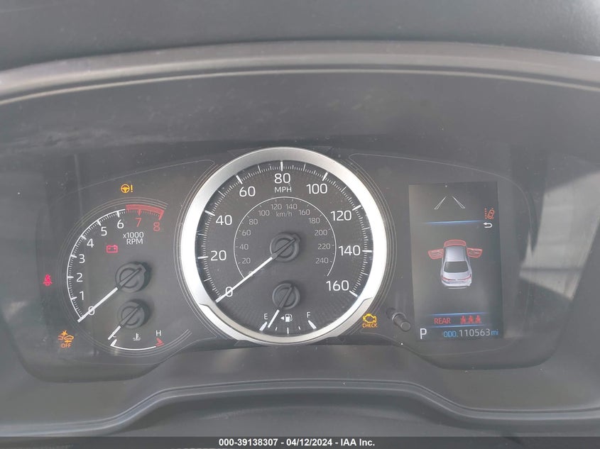 VIN JTDEPRAE3LJ001111 2020 TOYOTA COROLLA LE