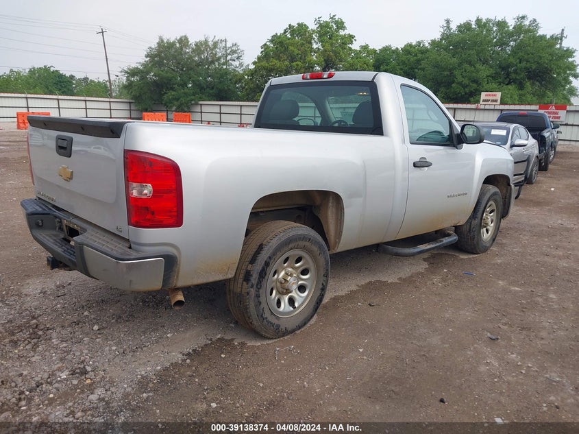 2013 CHEVROLET SILVERADO 1500 WORK TRUCK - 1GCNCPEA5DZ347302