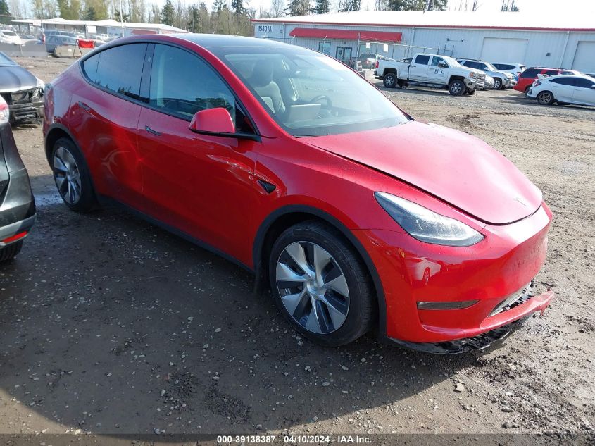 2023 TESLA MODEL Y AWD/LONG RANGE DUAL MOTOR ALL-WHEEL DRIVE - 7SAYGAEE5PF873900