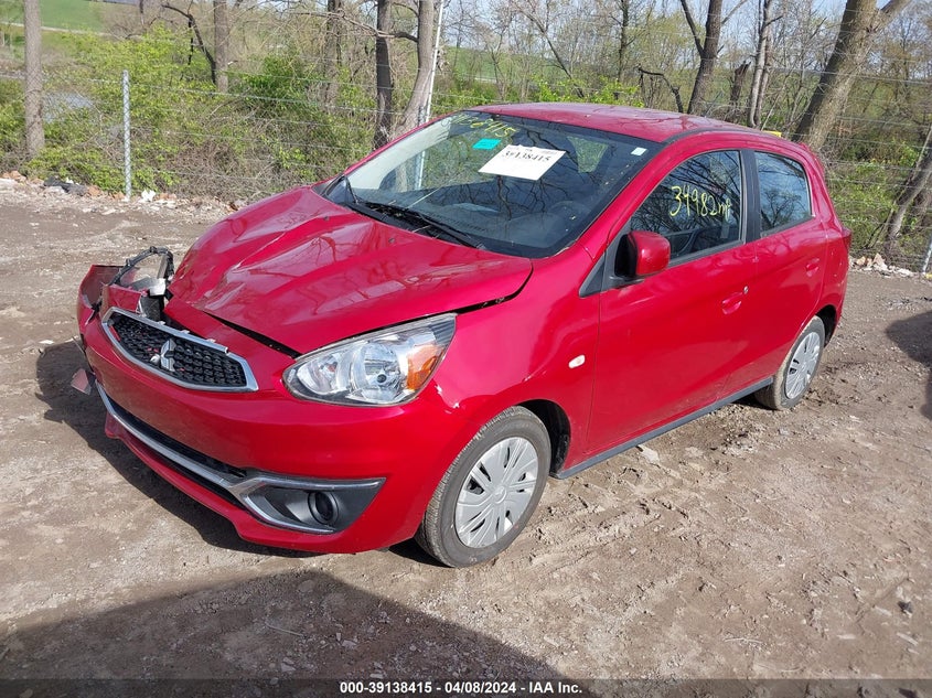 VIN ML32A3HJ9LH000303 2020 MITSUBISHI MIRAGE ES