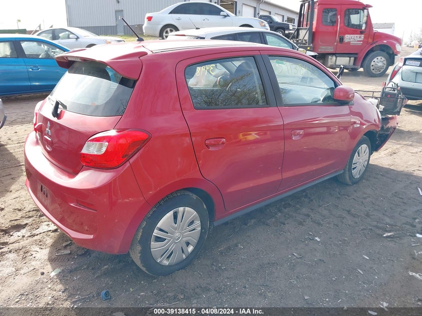 VIN ML32A3HJ9LH000303 2020 MITSUBISHI MIRAGE ES