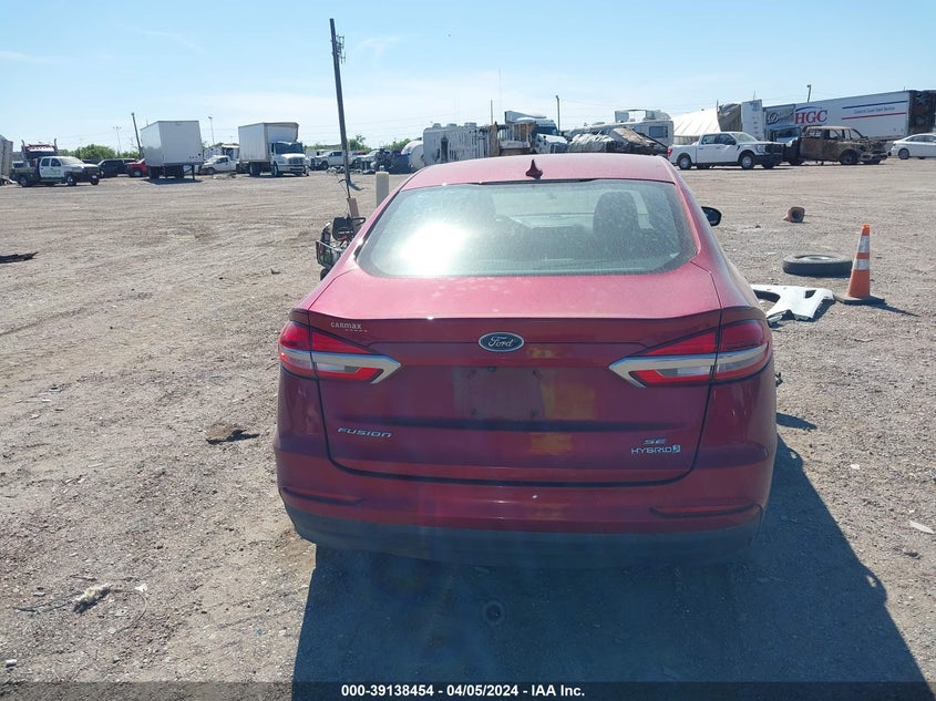 2019 FORD FUSION HYBRID SE - 3FA6P0LU9KR189972