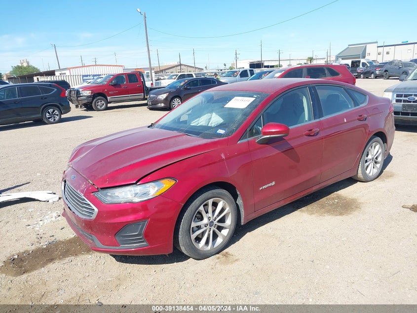 2019 FORD FUSION HYBRID SE - 3FA6P0LU9KR189972