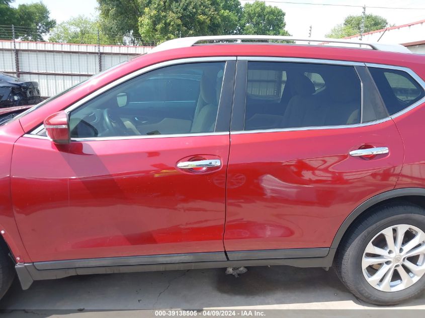 2016 Nissan Rogue Sv VIN: 5N1AT2MN7GC769032 Lot: 39138505