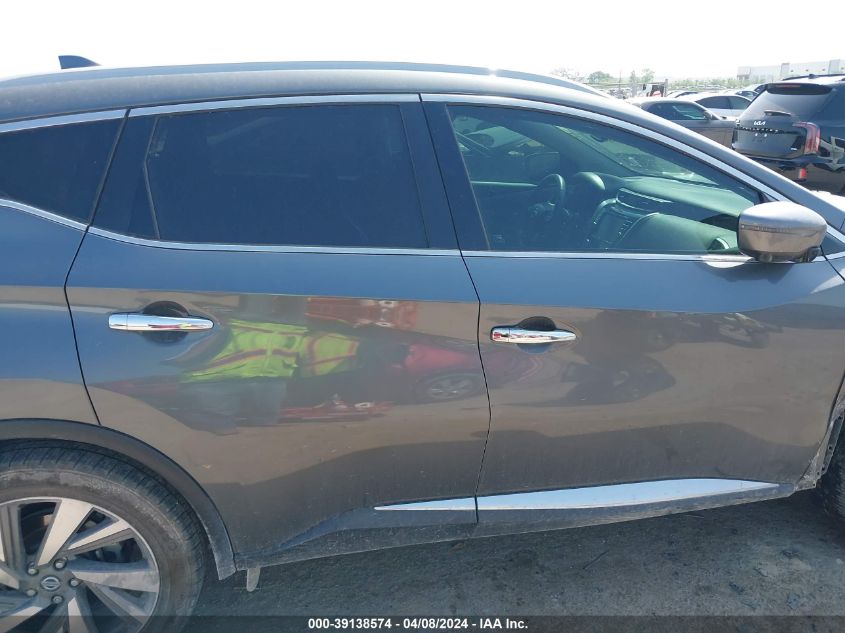 2019 Nissan Murano Sl VIN: 5N1AZ2MJ5KN122170 Lot: 40905808