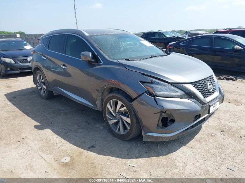 2019 Nissan Murano Sl VIN: 5N1AZ2MJ5KN122170 Lot: 40905808