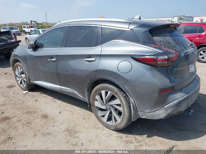 2019 Nissan Murano Sl VIN: 5N1AZ2MJ5KN122170 Lot: 40905808