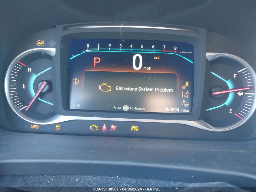VIN 5FNYF6H55MB038416 2021 HONDA PILOT EXL