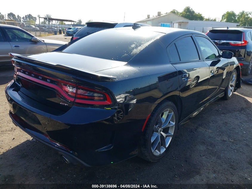 VIN 2C3CDXHG1MH566363 2021 DODGE CHARGER GT RWD