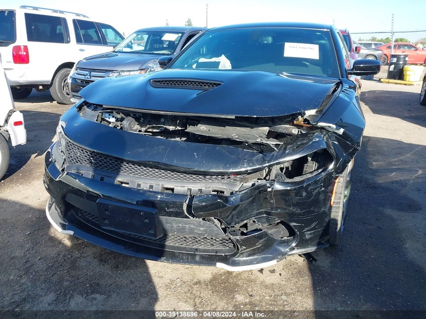 VIN 2C3CDXHG1MH566363 2021 DODGE CHARGER GT RWD