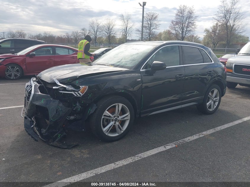 2021 Audi Q3 Premium Plus 45 Tfsi S Line Quattro Tiptronic VIN: WA1EECF3XM1035083 Lot: 39138745