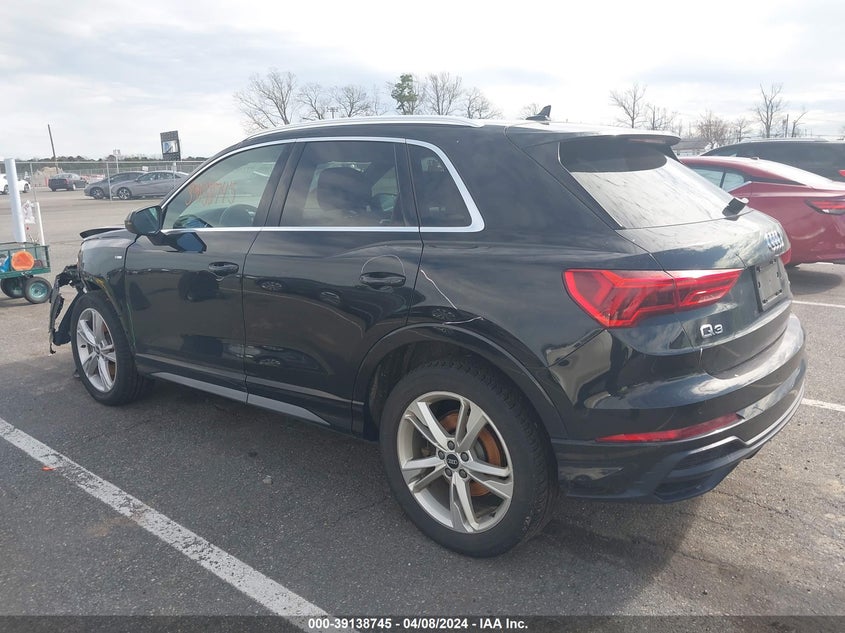 2021 Audi Q3 Premium Plus 45 Tfsi S Line Quattro Tiptronic VIN: WA1EECF3XM1035083 Lot: 39138745